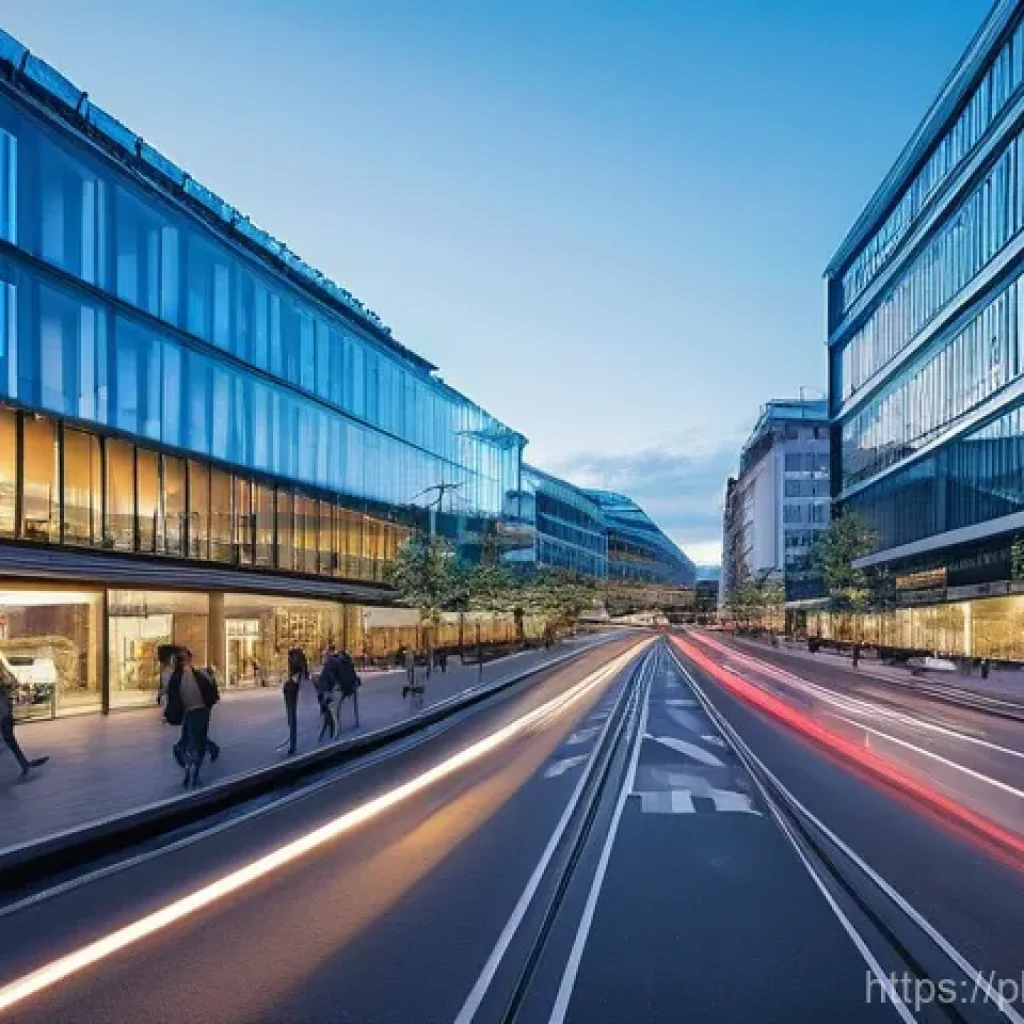 스마트 시티에서의 센서 네트워크 응용 - **Prompt 1: Futuristic Urban Harmony with Smart Parking and Traffic Flow**
"A vibrant, wide-angl...