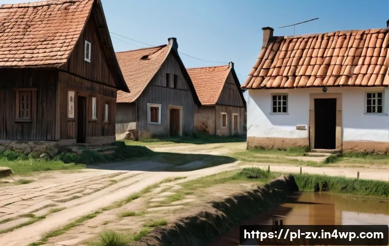 스마트 수자원 관리와 센서 네트워크 - **Prompt 1: Water Scarcity in a Polish Village with Aging Infrastructure**
A realistic, high-def...