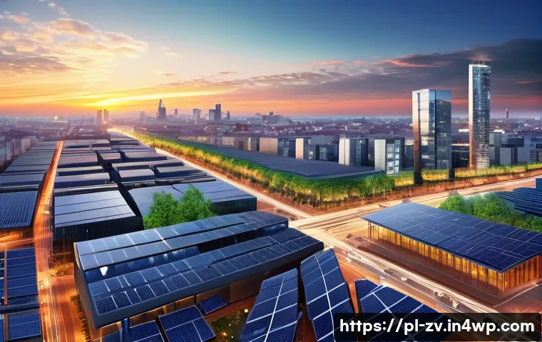 센서 네트워크의 확장성 문제점 및 해결책 - A detailed illustration of a large-scale sensor network deployed across a modern Polish smart citysc...